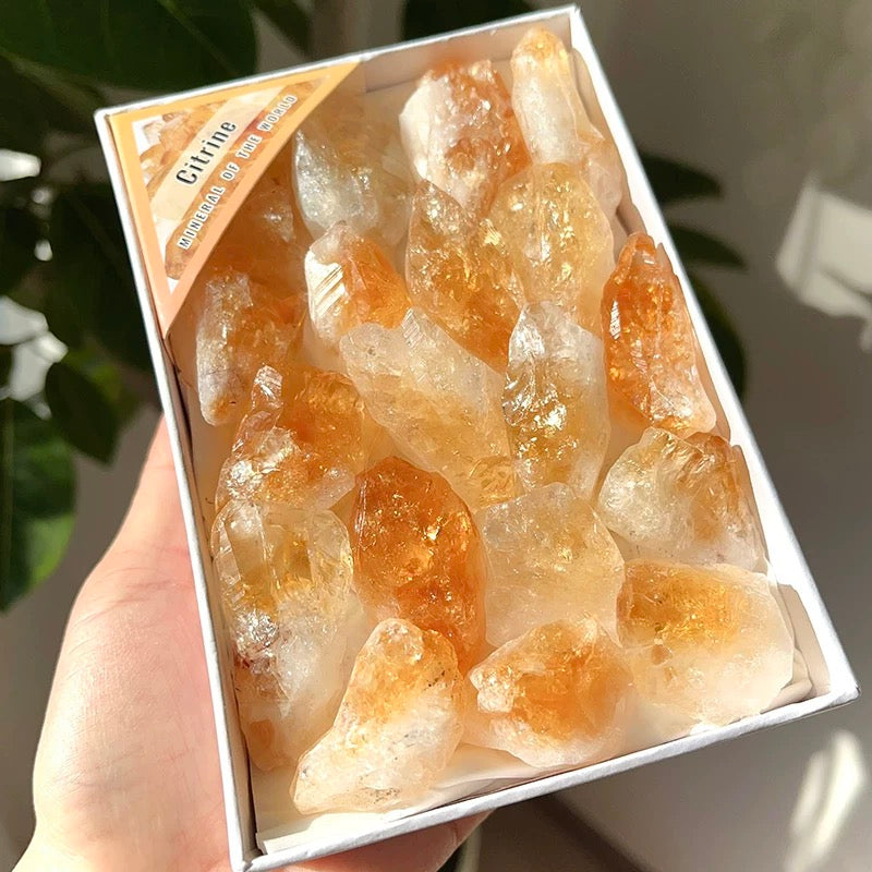 Citrine Nature Crystals Pack