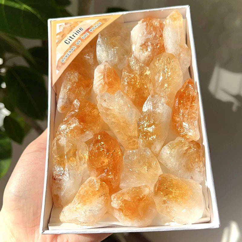 Citrine Nature Crystals Pack