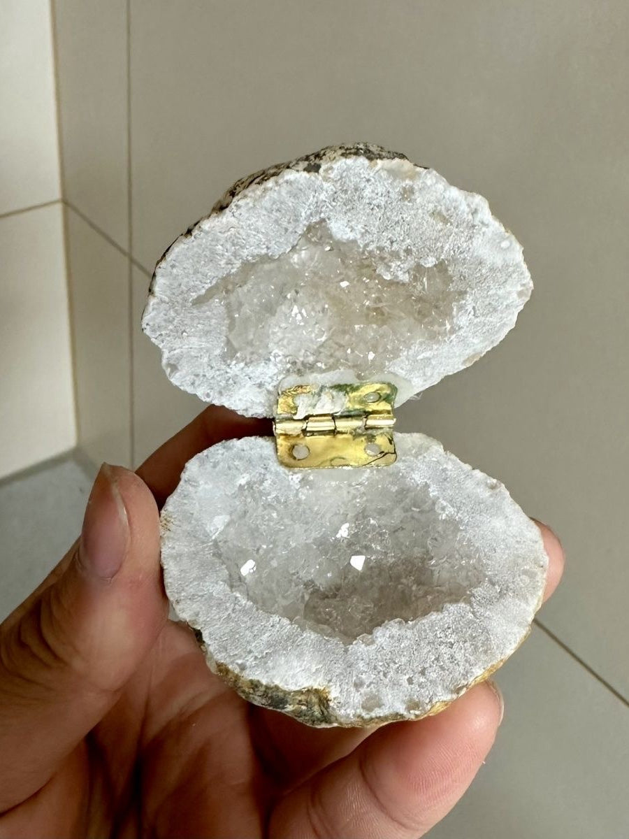 Geod0 Ring Box Nature Quartz