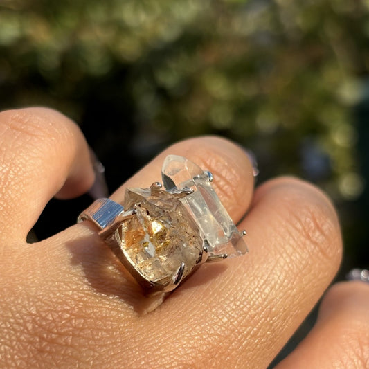 Healing Crystal Rings