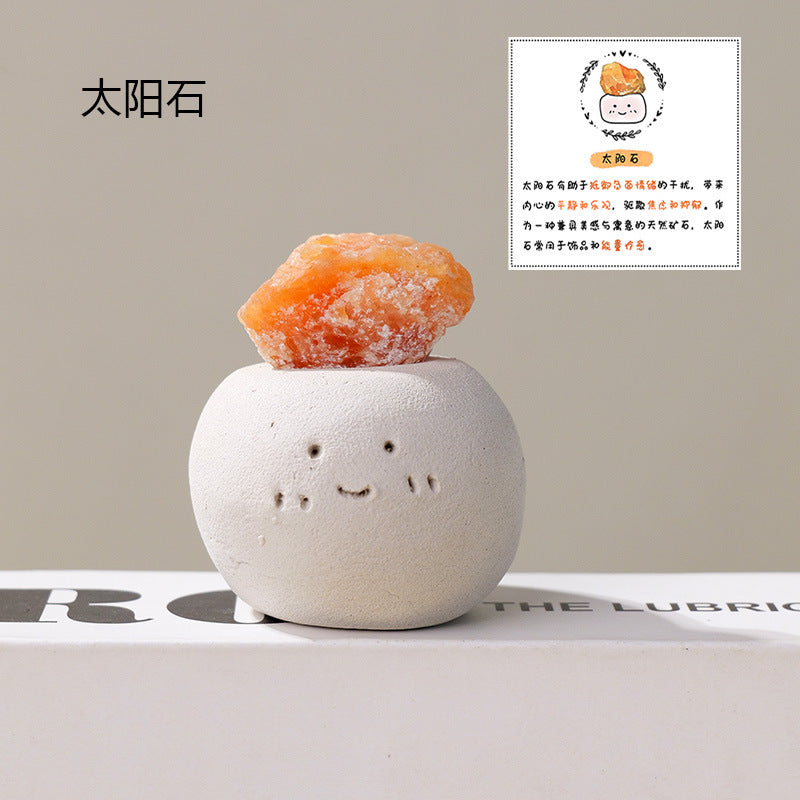 Crystal Flower Pot Decoration